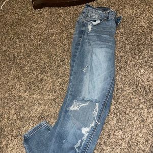 Light wash hippie laundry jeans, size 28